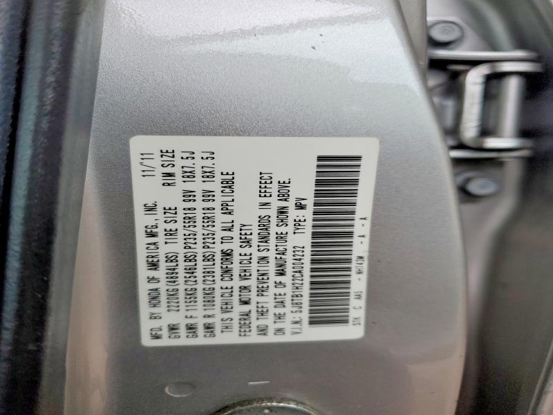 Продаж на аукціоні авто 2012 Acura Rdx, vin: 5J8TB1H22CA004232, номер лоту: 52014976