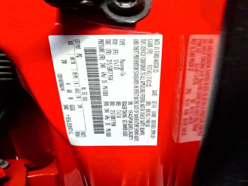 Продажа на аукционе авто 2014 Ford Focus, vin: 1FADP3K29EL362871, номер лота: 54187216