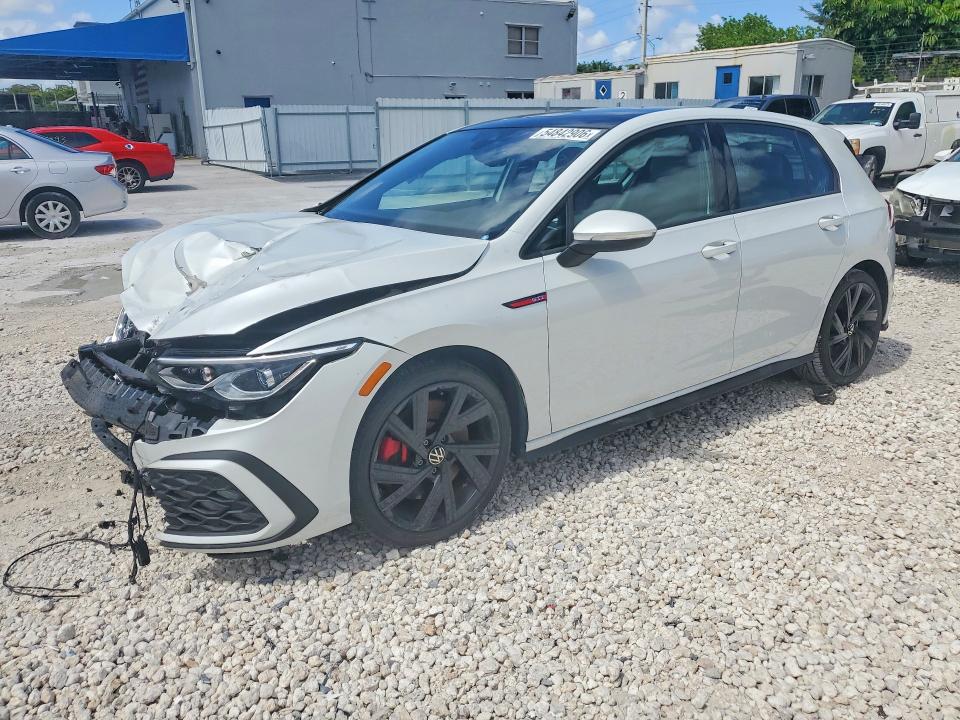54842906 :رقم المزاد ، WVW987CD5NW204837 vin ، 2022 Volkswagen Gti مزاد بيع