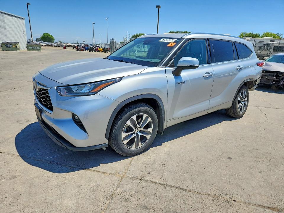 54227926 :رقم المزاد ، 5TDHBRCH1LS507588 vin ، 2020 Toyota Highlander مزاد بيع