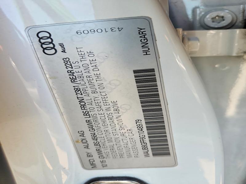 Продаж на аукціоні авто 2016 Audi A3, vin: WAUB8GFF6G1048979, номер лоту: 52560236