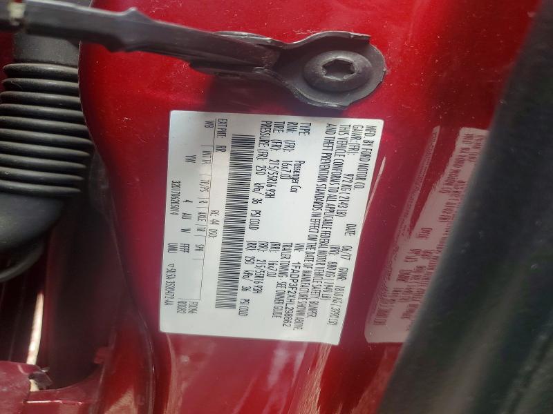 2017 Ford Focus მანქანა იყიდება აუქციონზე, vin: 1FADP3F2XHL298662, აუქციონის ნომერი: 54798846