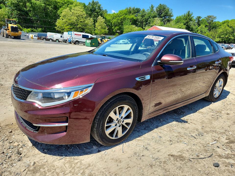 2016 Kia Optima მანქანა იყიდება აუქციონზე, vin: 5XXGT4L38GG020007, აუქციონის ნომერი: 54797006