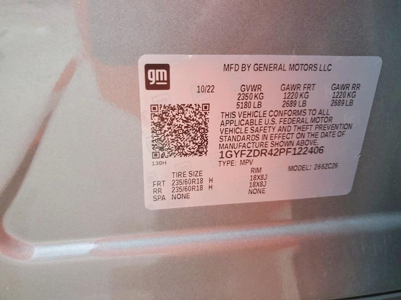 Aukcja sprzedaży 2023 Cadillac Xt4, vin: 1GYFZDR42PF122406, numer aukcji: 55152146