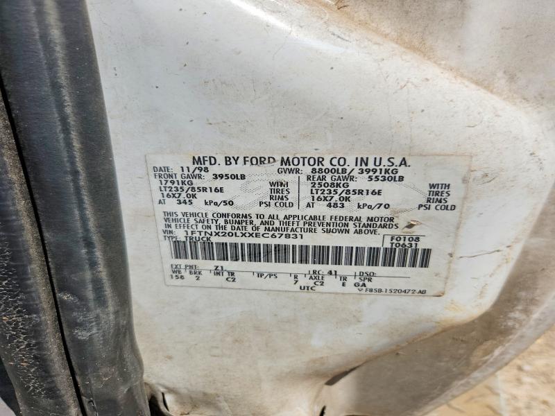 Aukcja sprzedaży 1999 Ford F250, vin: 1FTNX20LXXEC67831, numer aukcji: 53237416