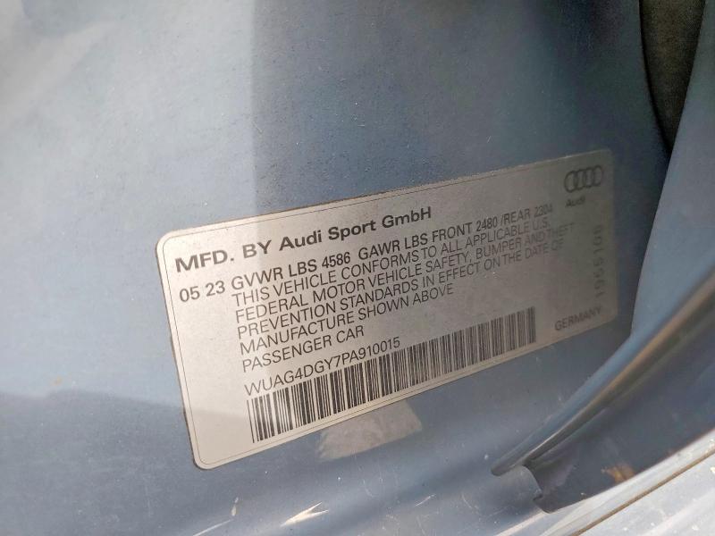 Продаж на аукціоні авто 2023 Audi Rs3, vin: WUAG4DGY7PA910015, номер лоту: 53436506