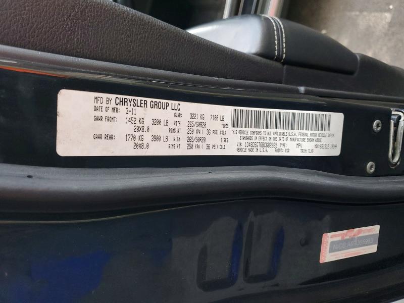 Продажа на аукционе авто 2011 Dodge Durango, vin: 1D4SD5GT6BC682025, номер лота: 54725376