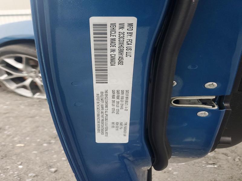 54475836 :رقم المزاد ، 2C3CDXHG9NH145492 vin ، 2022 Dodge Charger مزاد بيع