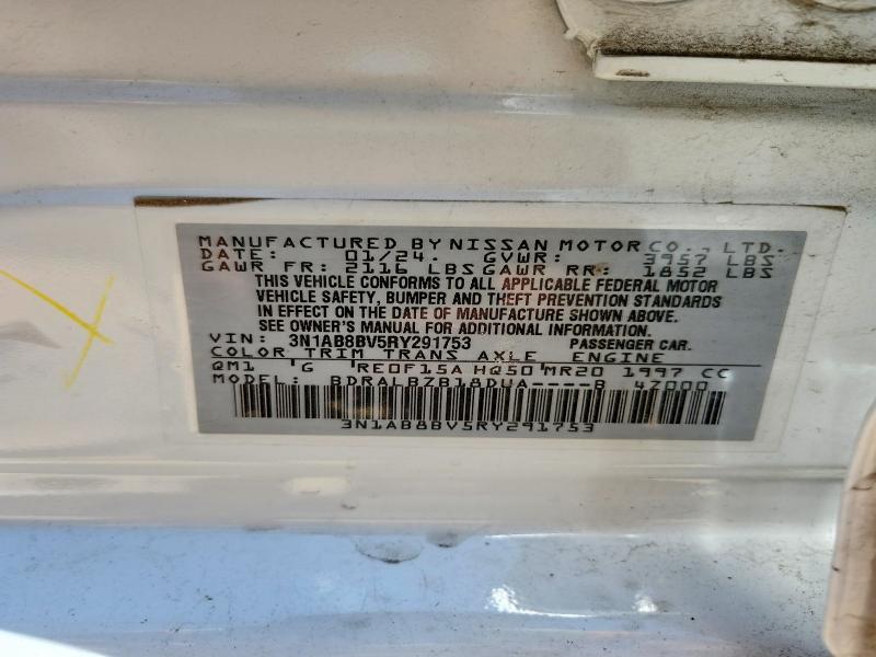 Продажа на аукционе авто 2024 Nissan Sentra, vin: 3N1AB8BV5RY291753, номер лота: 52248596