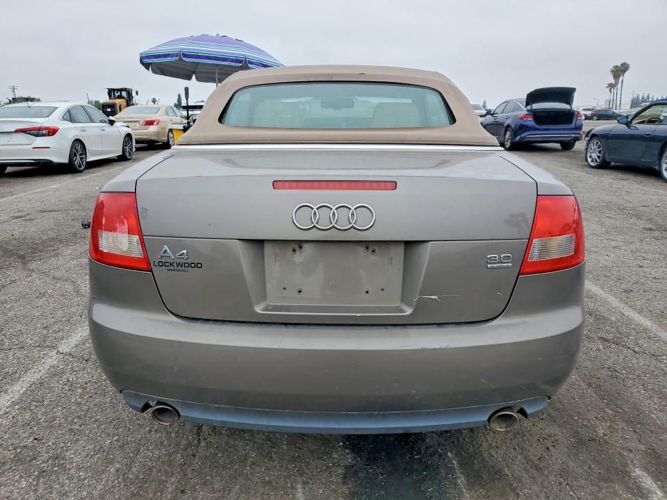 2004 Audi A4 მანქანა იყიდება აუქციონზე, vin: WAUDT48H34K007610, აუქციონის ნომერი: 53161666