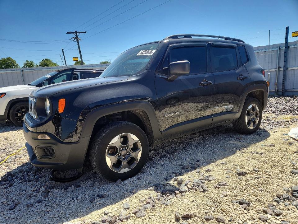 2017 Jeep Renegade მანქანა იყიდება აუქციონზე, vin: ZACCJBAB7HPG64095, აუქციონის ნომერი: 53550606