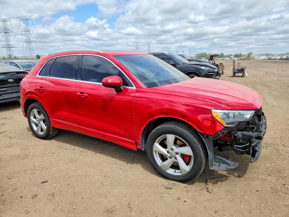 54119006 :رقم المزاد ، WA1AECF33L1103740 vin ، 2020 Audi Q3 مزاد بيع