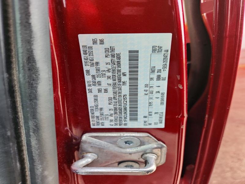 54060546 :رقم المزاد ، 1FMCU9G96FUC21576 vin ، 2015 Ford Escape مزاد بيع