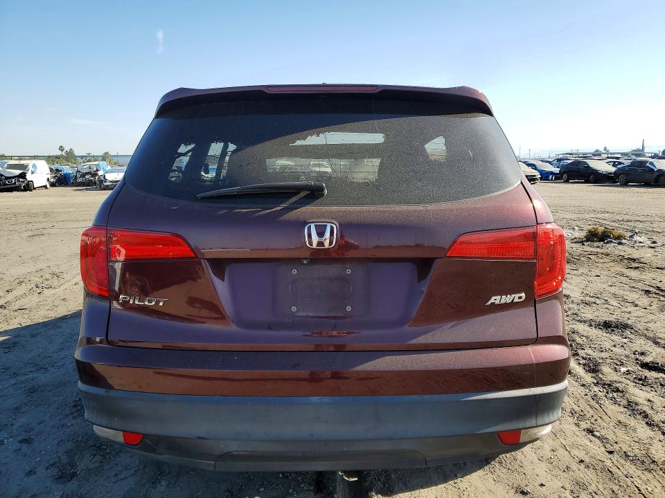 Продажа на аукционе авто 2016 Honda Pilot, vin: 5FNYF6H50GB090329, номер лота: 54206016