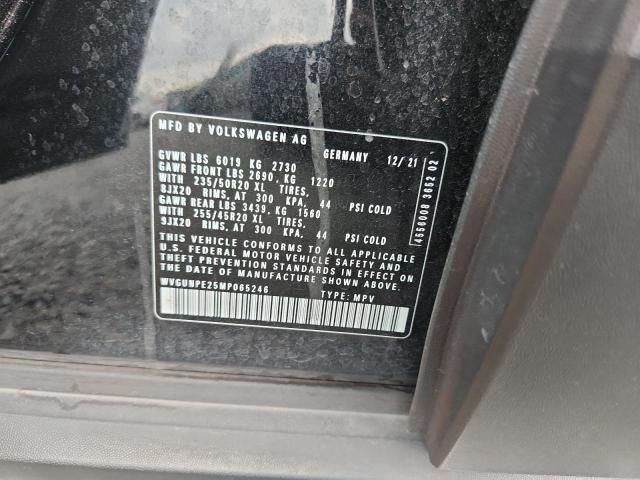 Продажа на аукционе авто 2021 Volkswagen Id.4, vin: WVGUNPE25MP065246, номер лота: 53345096