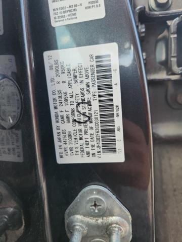 55148626 :رقم المزاد ، JH4CU2F63CC030121 vin ، 2012 Acura Tsx مزاد بيع
