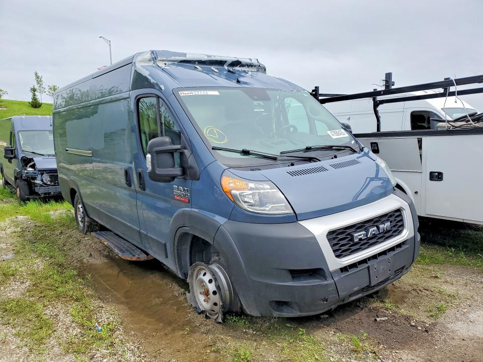 2021 Ram Promaster 3500 მანქანა იყიდება აუქციონზე, vin: 3C6MRVJG9ME535798, აუქციონის ნომერი: 47888426