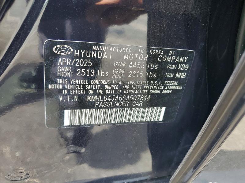 Продажа на аукционе авто 2025 Hyundai Sonata, vin: KMHL64JA6SA507844, номер лота: 55067966
