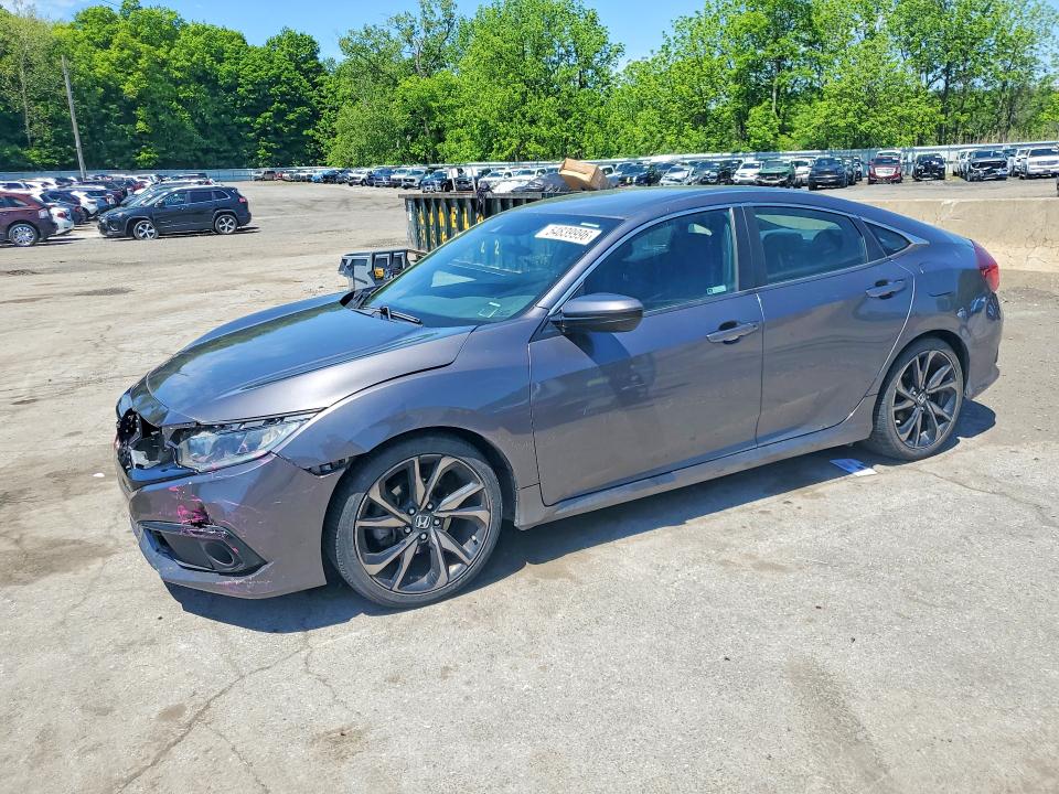 54839996 :رقم المزاد ، 2HGFC2F89KH596591 vin ، 2019 Honda Civic مزاد بيع