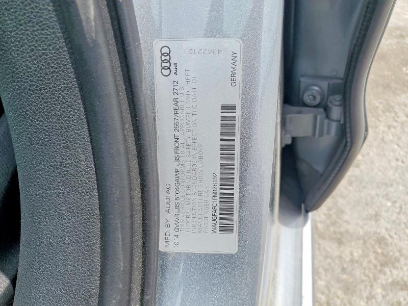 Продажа на аукционе авто 2015 Audi A6, vin: WAUGFAFC1FN028192, номер лота: 54433246