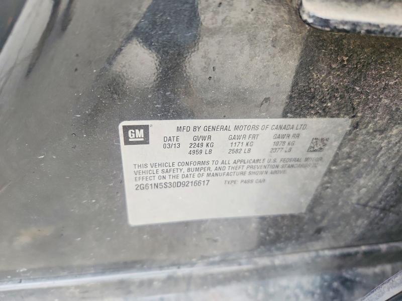 Aukcja sprzedaży 2013 Cadillac Xts, vin: 2G61N5S30D9216617, numer aukcji: 52174836