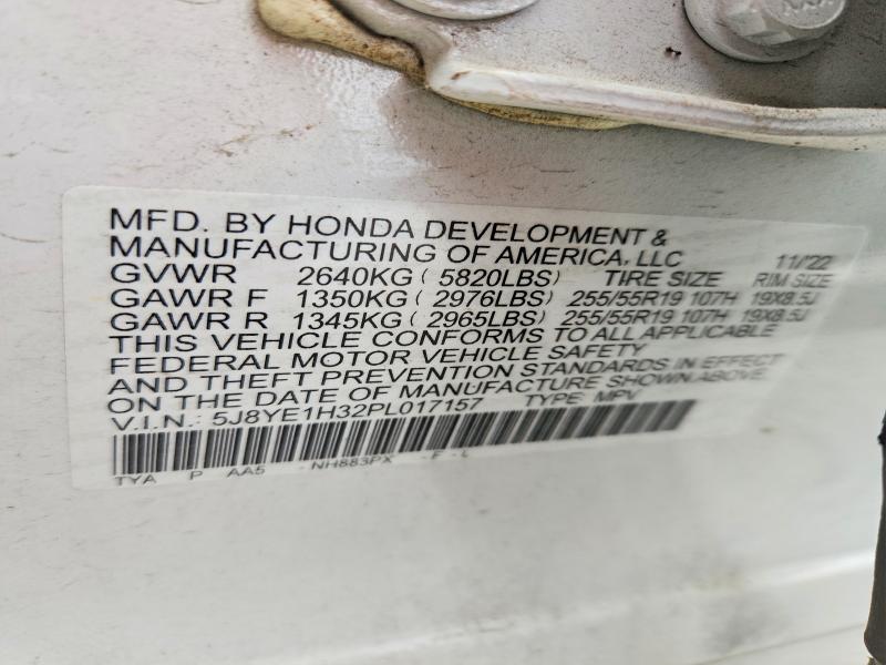 Продаж на аукціоні авто 2023 Acura Mdx, vin: 5J8YE1H32PL017157, номер лоту: 52357846
