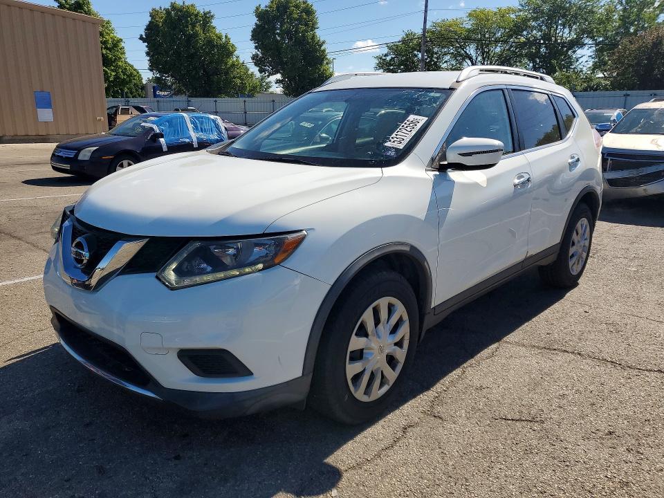 2016 Nissan Rogue მანქანა იყიდება აუქციონზე, vin: KNMAT2MT4GP629189, აუქციონის ნომერი: 53172556
