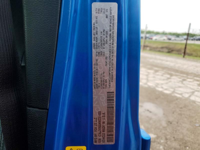 2022 Jeep Wrangler Unlimited მანქანა იყიდება აუქციონზე, vin: 1C4JJXR66NW231488, აუქციონის ნომერი: 52536526