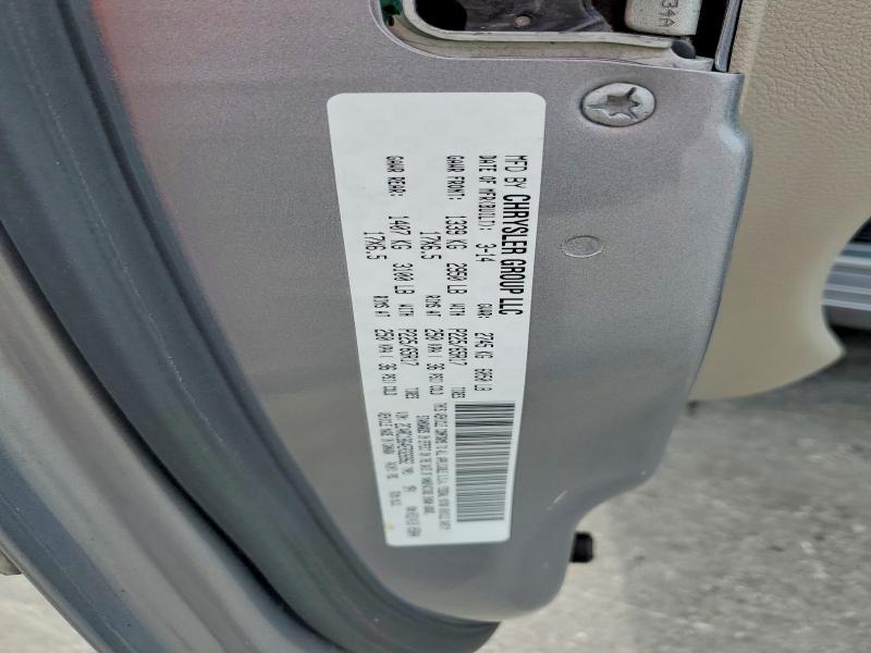 Продаж на аукціоні авто 2014 Chrysler Town & Country, vin: 2C4RC1BG4ER326962, номер лоту: 53043556