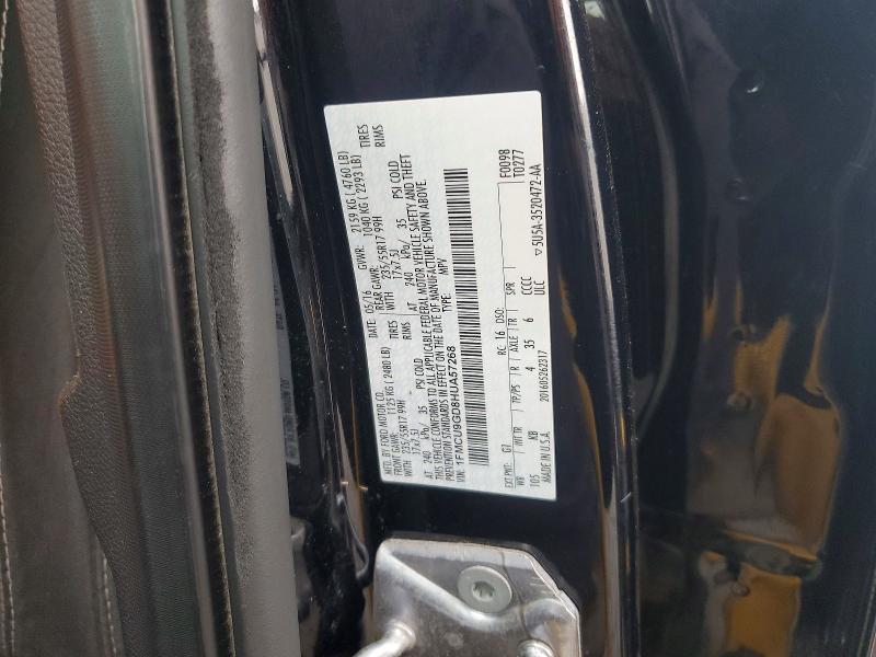 2017 Ford Escape მანქანა იყიდება აუქციონზე, vin: 1FMCU9GD8HUA57268, აუქციონის ნომერი: 55242756