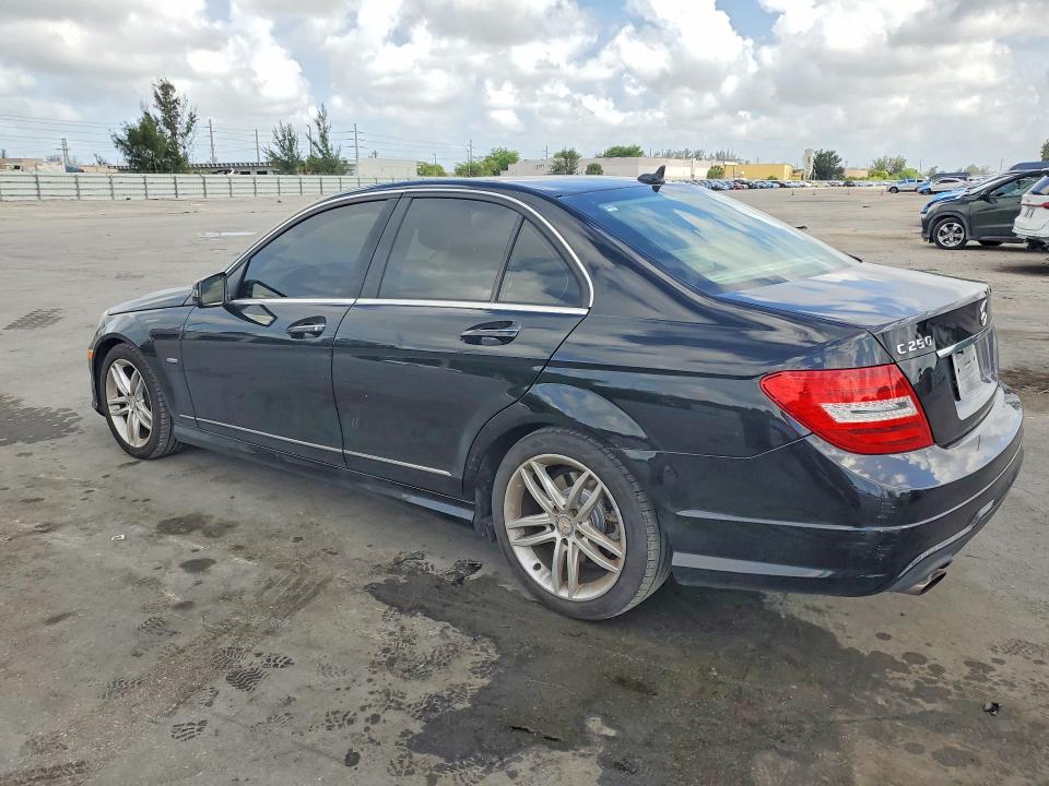 55418006 :رقم المزاد ، WDDGF4HB9CR215862 vin ، 2012 Mercedes-benz C مزاد بيع