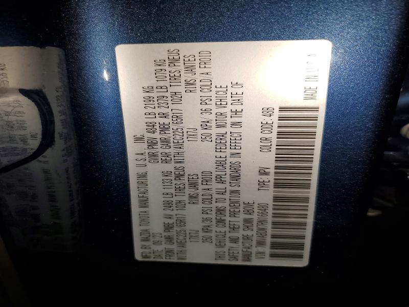 54411836 :رقم المزاد ، 7MMVABDM7RN166480 vin ، 2024 Mazda Cx-50 مزاد بيع