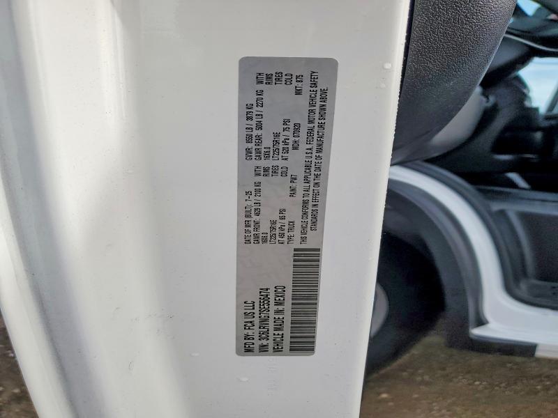 Продажа на аукционе авто 2025 Ram Promaster 1500, vin: 3C6LRVNG7SE556474, номер лота: 54313886