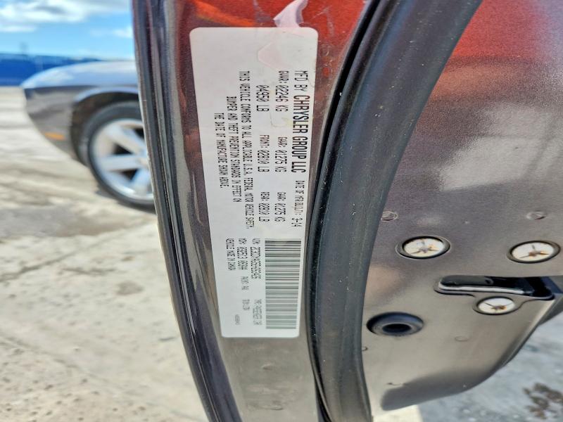 Продажа на аукционе авто 2014 Dodge Challenger, vin: 2C3CDYAG5EH263426, номер лота: 54447776