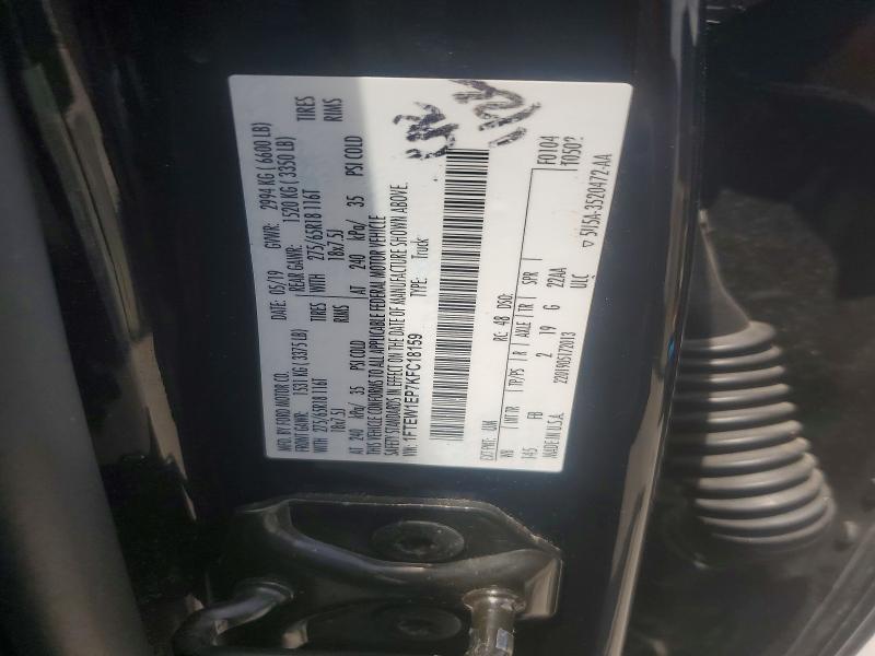 Продажа на аукционе авто 2019 Ford F150, vin: 1FTEW1EP7KFC18159, номер лота: 52546506