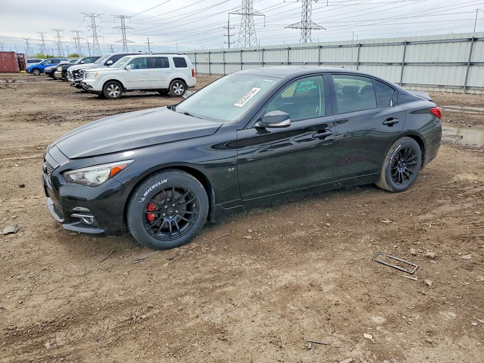 52553756 :رقم المزاد ، JN1BV7AR7EM690025 vin ، 2014 Infiniti Q50 مزاد بيع