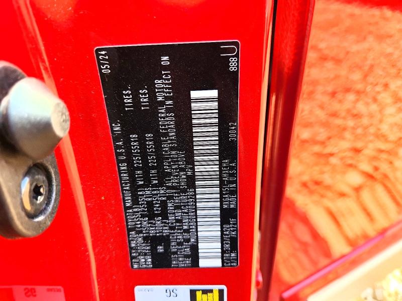 52604846 :رقم المزاد ، 7MUDAABG0RV099286 vin ، 2024 Toyota Corolla Cross مزاد بيع