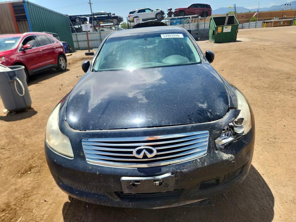 53984946 :رقم المزاد ، JNKBV61F18M263469 vin ، 2008 Infiniti G35 4d 2wd مزاد بيع