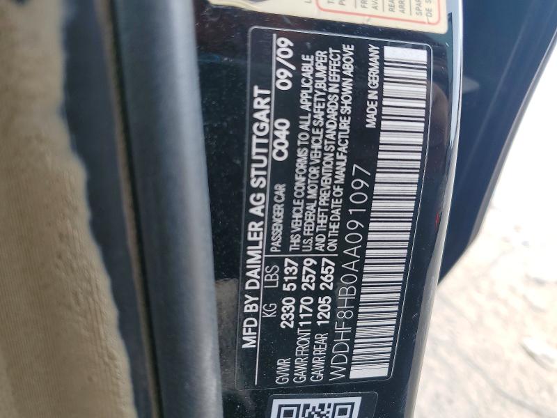 Продаж на аукціоні авто 2010 Mercedes-benz E, vin: WDDHF8HB0AA091097, номер лоту: 54330746