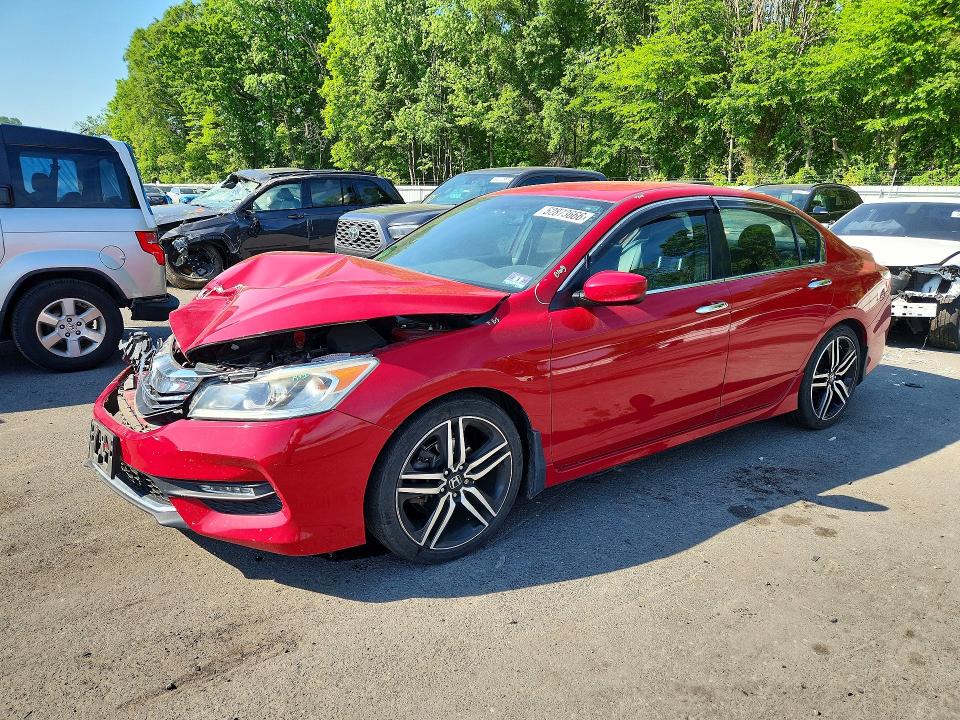 52873666 :رقم المزاد ، 1HGCR2F54HA124782 vin ، 2017 Honda Accord مزاد بيع