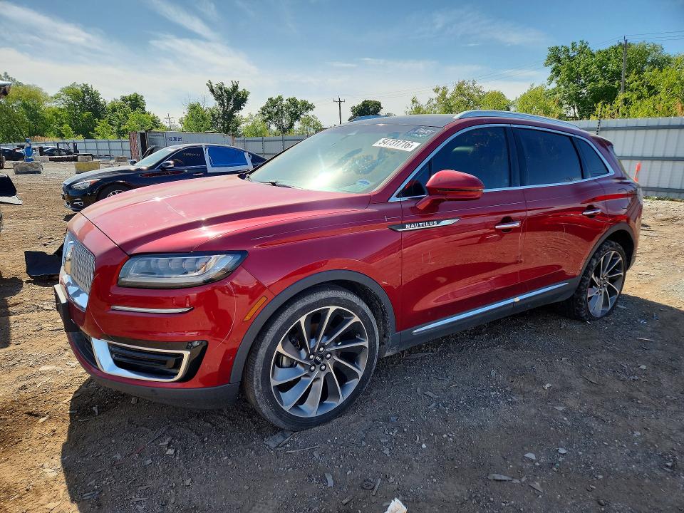 54731716 :رقم المزاد ، 2LMPJ6L91KBL23239 vin ، 2019 Lincoln Nautilus مزاد بيع