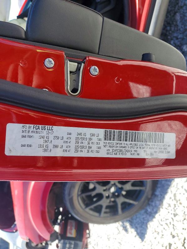 2018 Dodge Journey მანქანა იყიდება აუქციონზე, vin: 3C4PDCBB8JT242414, აუქციონის ნომერი: 53829956