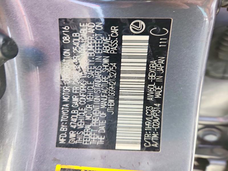 Продаж на аукціоні авто 2017 Lexus Es, vin: JTHBW1GG9H2132754, номер лоту: 54414616