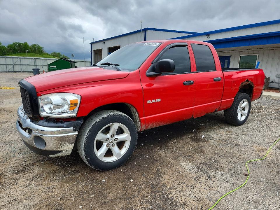 2008 Dodge Ram 1500 მანქანა იყიდება აუქციონზე, vin: 1D7HU18N08S567523, აუქციონის ნომერი: 54178336