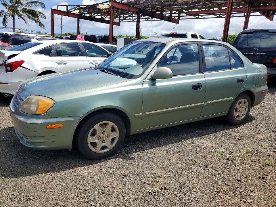 52082136 :رقم المزاد ، KMHCG45C33U429984 vin ، 2003 Hyundai Accent مزاد بيع