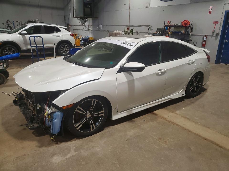 54454816 :رقم المزاد ، 2HGFC1E57JH200934 vin ، 2018 Honda Civic مزاد بيع