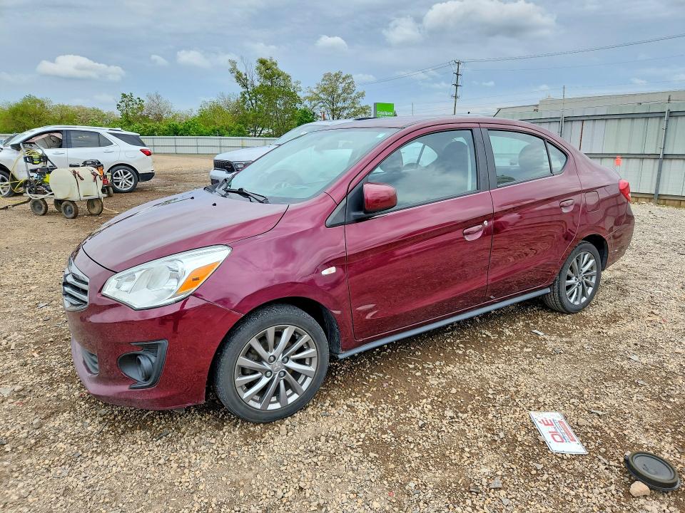 53941756 :رقم المزاد ، ML32F3FJ7KHF09313 vin ، 2019 Mitsubishi Mirage مزاد بيع
