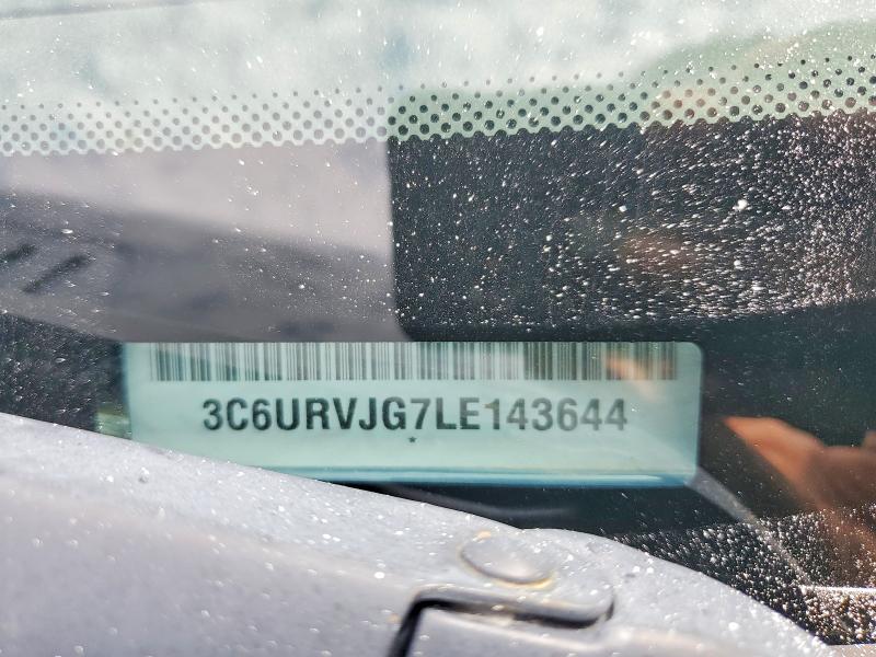 Продаж на аукціоні авто 2020 Ram Promaster 3500, vin: 3C6URVJG7LE143644, номер лоту: 53836616
