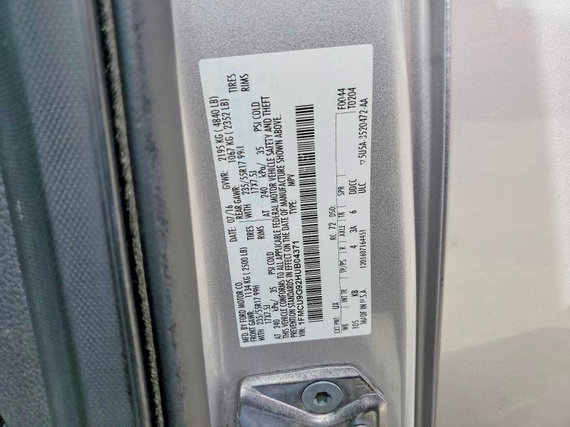 Продаж на аукціоні авто 2017 Ford Escape, vin: 1FMCU9G92HUB04371, номер лоту: 53254356