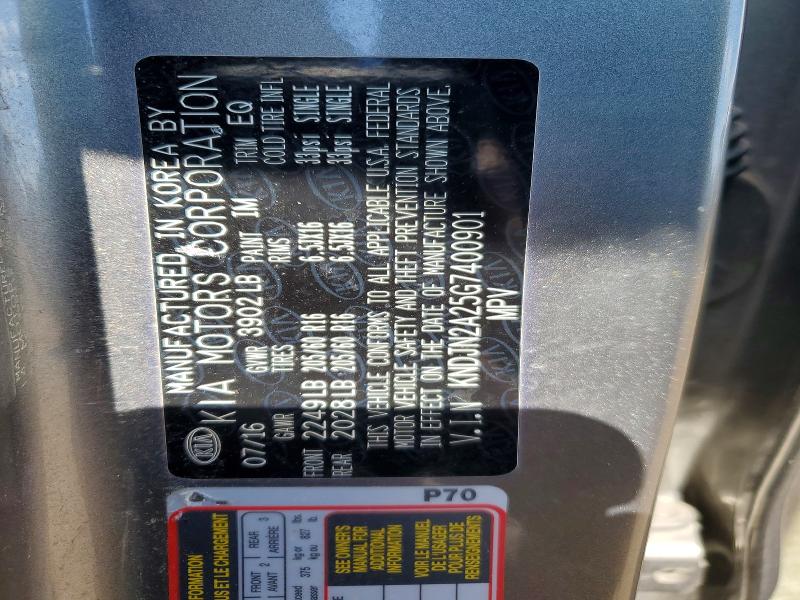 Продажа на аукционе авто 2016 Kia Soul, vin: KNDJN2A25G7400901, номер лота: 53208606